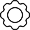 Gear icon for Blackfin Boats page design.